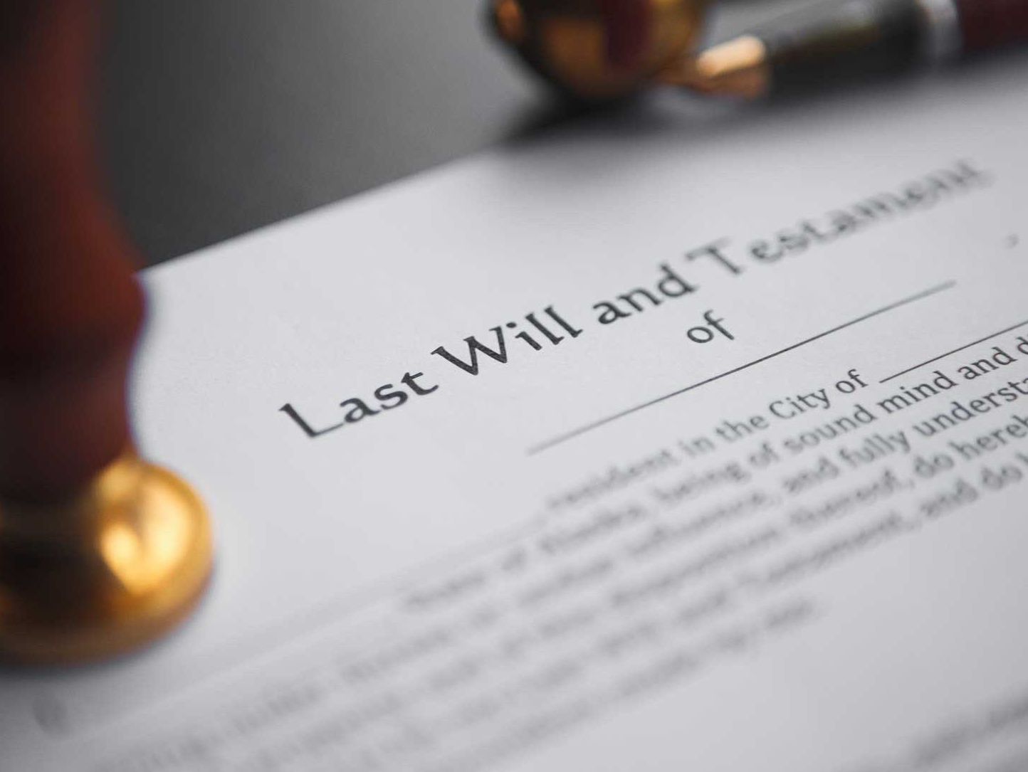 PROBATE, WILLS & ESTATE PLANNING 